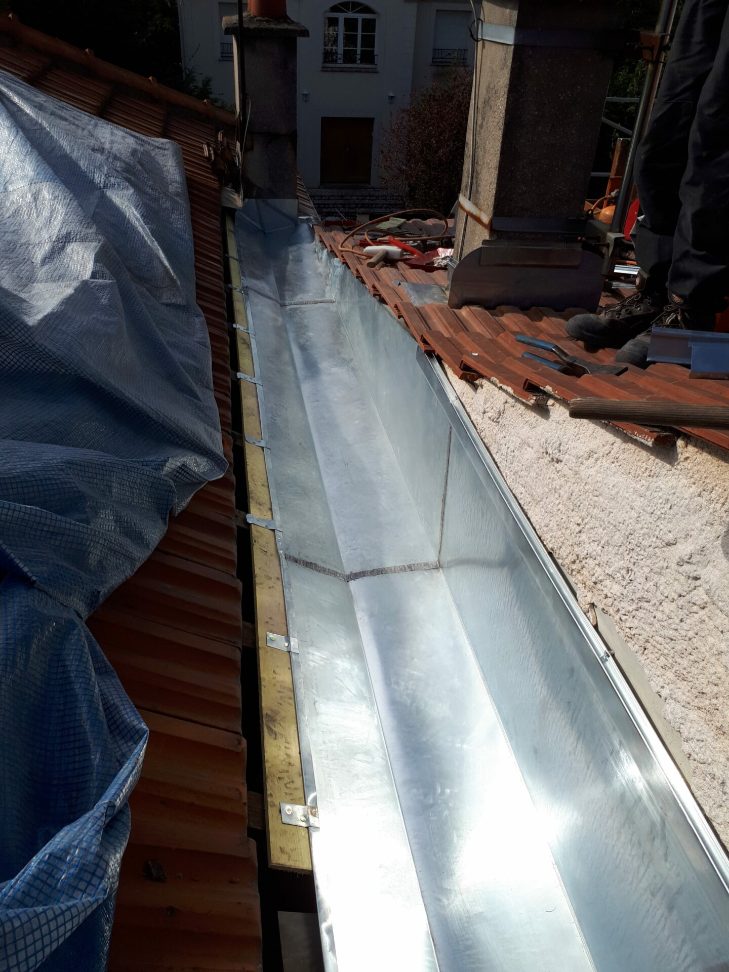 Chéneaux zinc, Pantin, 2018