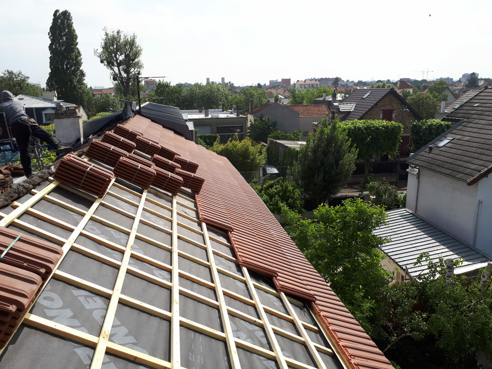 Couverture tuile mécanique, Joinville le Pont, 2018