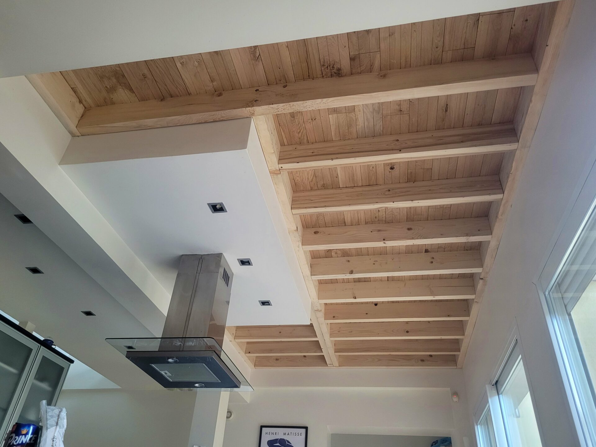 Création d'un solivage dans un puit de lumiére, 2024