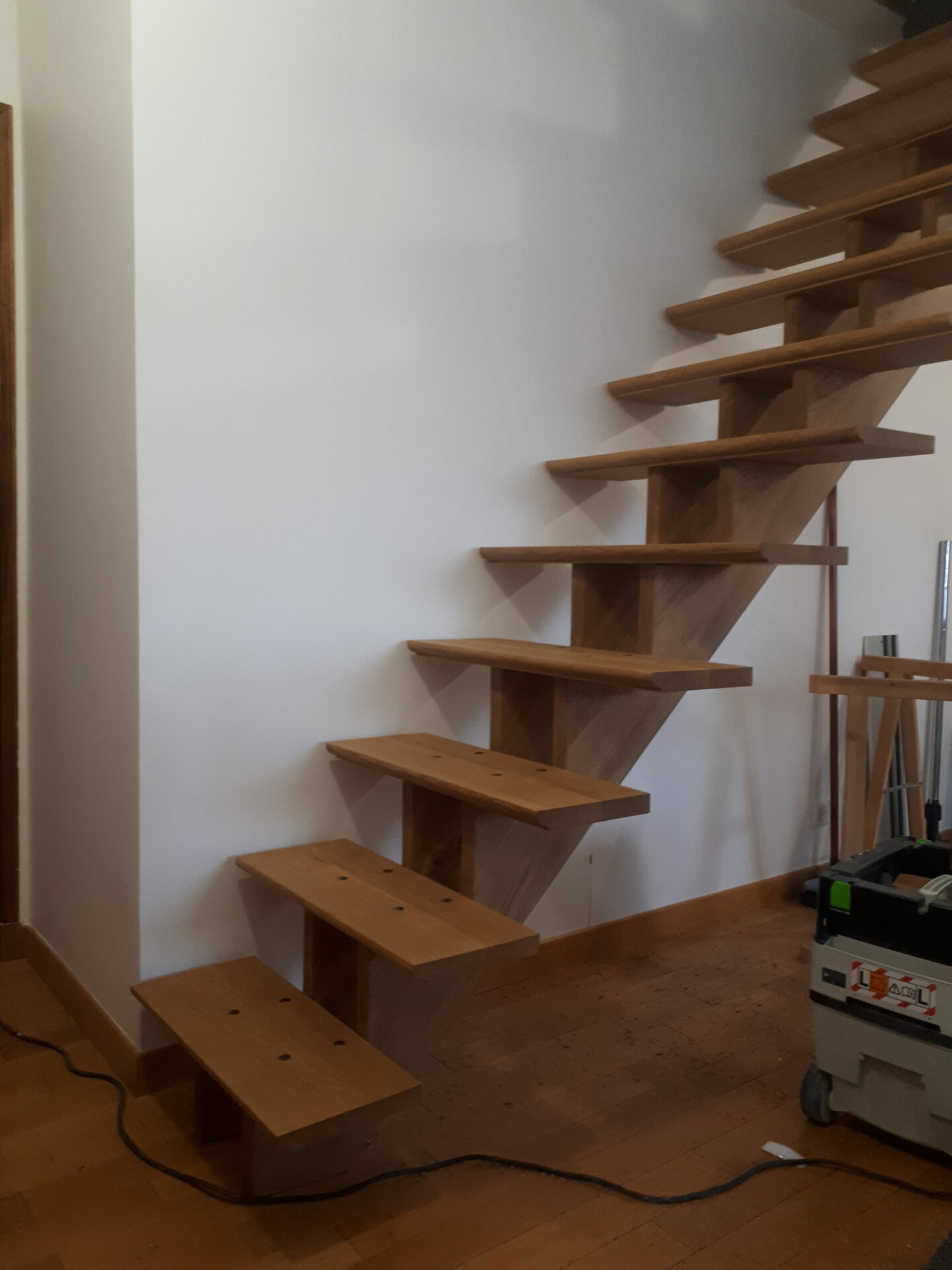 Escalier à limon centrale, Pantin, 2021