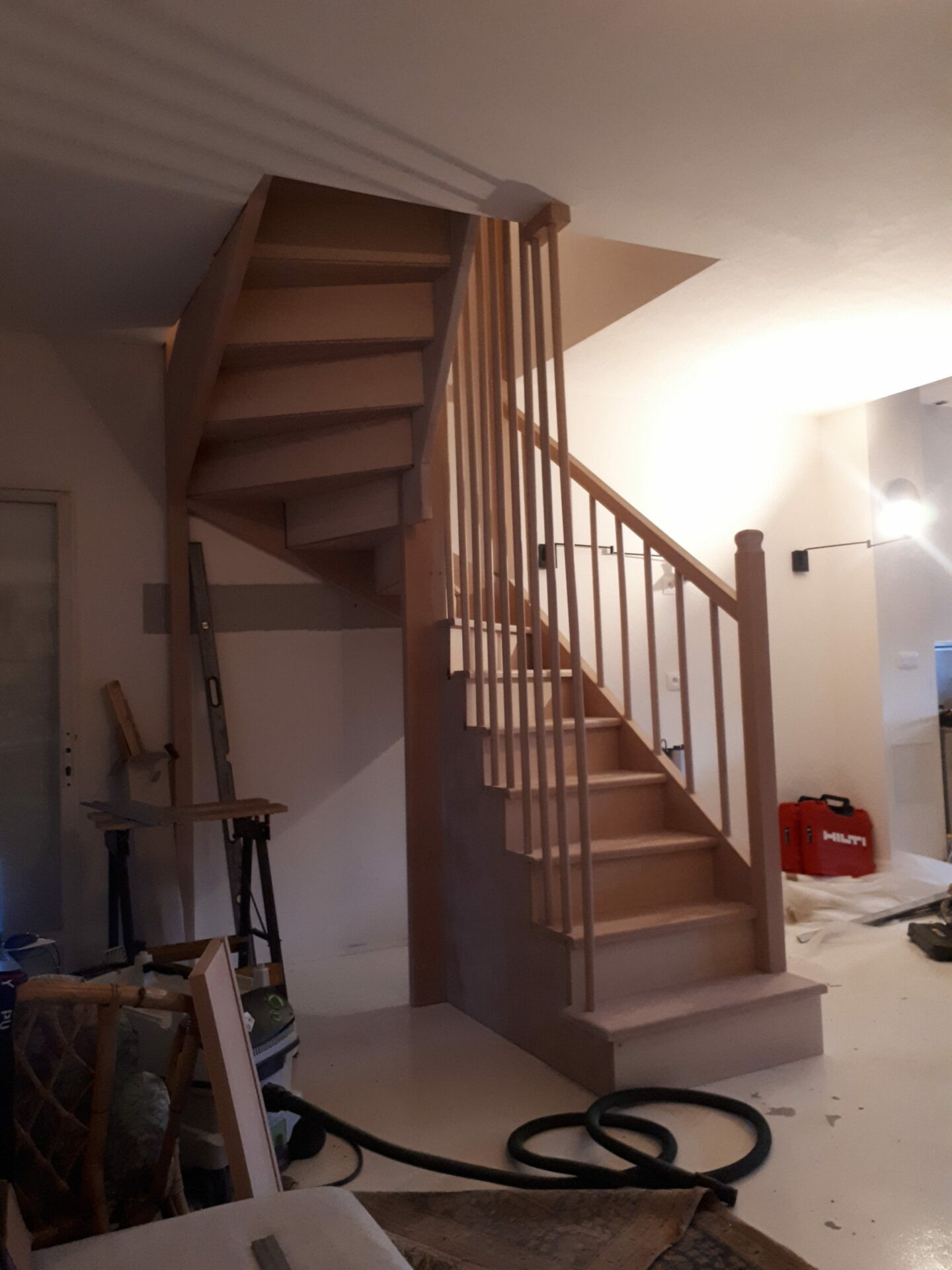 Escalier deux quarts tournants, Montreuil, 2020