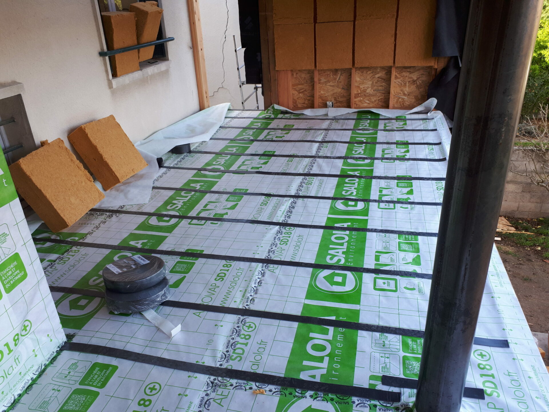 Isolation, extention ossature bois, St Maur des Fossés, 2020