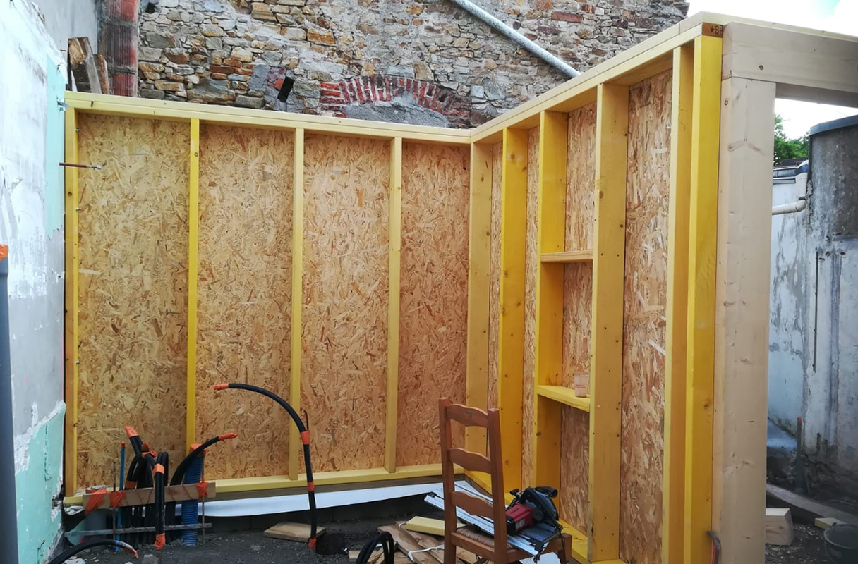 Murs ossature bois, La Montagne, 2018